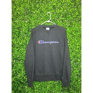Champion Reverse Weave Navy Blue Crewneck SZ L